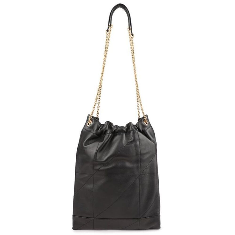 Quilted Drawstring Chain Shoulder Bag - Picture 5 of 8